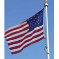 Signature Series Satin Finish Aluminum 25' Flagpole Package